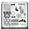 1 PC  Nail Art Templates Stamping Plate Design Flower Butterfly Glass Temperature Lace Stamp Templates Plates Image Decor