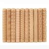 1pc Wooden Texture Rolling Pin Ceramic Pottery Art Embossed Rod Flower Pattern Mud Roll Roll Reliefs DIY Clay Craft Tool