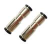 2pcs 1/4" OD Check Valve 1 Way Push to Connect Valve Metalwork One-way Valve  Water