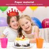 40pcs Paper Crowns Cute Shape Small Compact Attractive Decorative 22.5x11.5cm Birthday Crowns for Graduations