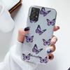 Чехол для телефона Samsung A52s A52 Цветочный силиконовый чехол для Samsung Galaxy A52 Fundas Coque Прозрачный мягкий Capas Цветочный TPU