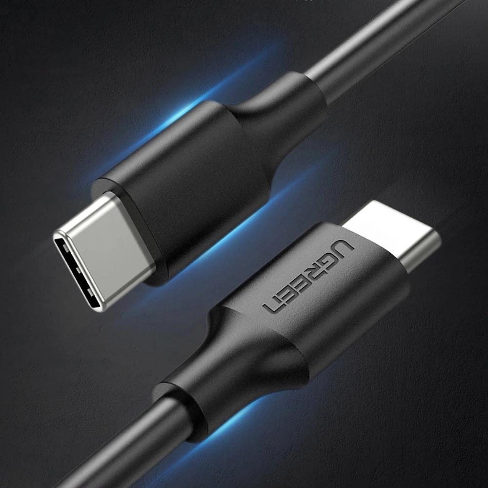 Ugreen Usb Type C Cable For Charging And Data Transfer 3A 0.5M Black (Us286)