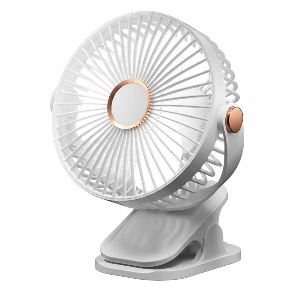 Clip/Stand/Hang Design Desktop Electric Fan 720° Rotation Cooling Fan Portable Clip-on Fan Home