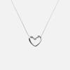 Hollow Love Necklace Female Hip Hop Tide Light Luxury Niche Design Heart-shaped Clavicle Chain