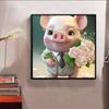 Новое поступление 5D DIY Полный круг Алмазная мозаика «Комический поросенок» Вышивка Крестиком Декор для дома Подарок