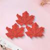 200 шт. искусственных кленовых листьев, реалистичные поддельные шелковые красочные осенние кленовые листья, украшение