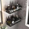 Light Luxury Shelf, Bathroom Towel Rack, Storage Rack, Bathroom Non Perforated Shelf, Bathroom Suction Cup Shelf