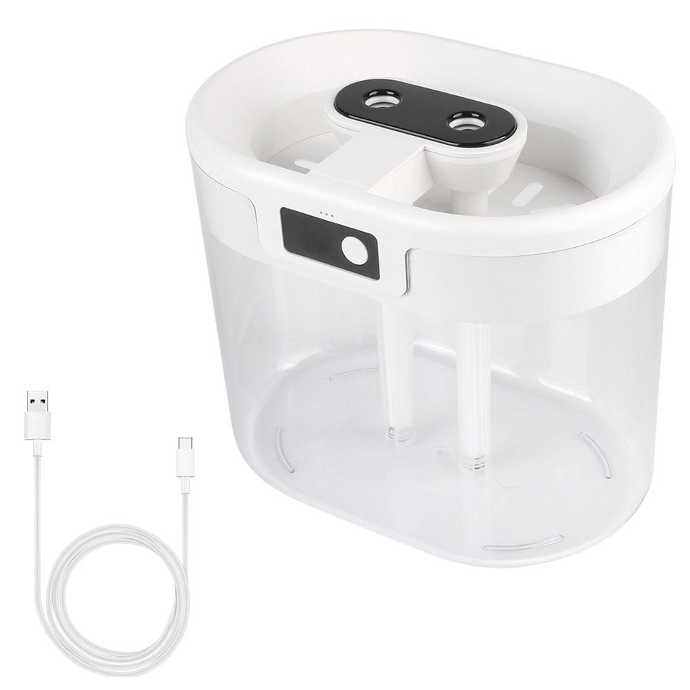 1500ML Digital Humidifier Cordless Intelligent Sensor Humidity Display 2 Nozzles Sprayer Atomiser Car Perfume Diffuser Interior