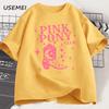 Pink Pony Club Chappell Roan Cowgirl Boots Tshirt Women Hip Hop Fashion Country Music T Shirt Lady Girl Fashion Tee Streetweawr