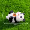 Resin Diy Panda Figurines Microlandscape Craft Set Miniature Tea Decor Party