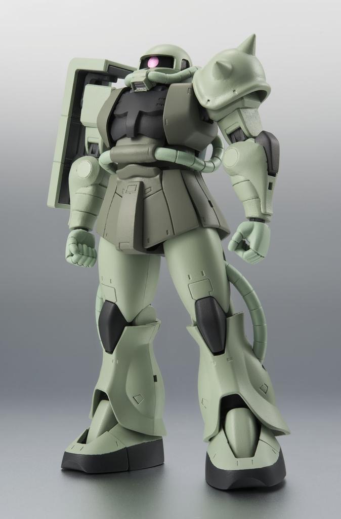TAMASHII NATIONS ROBOT SPIRITS Мобильный доспех Гандам Zaku Примерно 125 мм ABS ПВХ Окрашенная Подвижная фигурка [SIDE MS] MS-06 Серийный выпуск