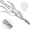 2PCS Adjustable Picture Hanging Wire Kit 2m Heavy Duty Mirror Hanging Wire with Loop & Hook Stainless Steel Hanging Rope