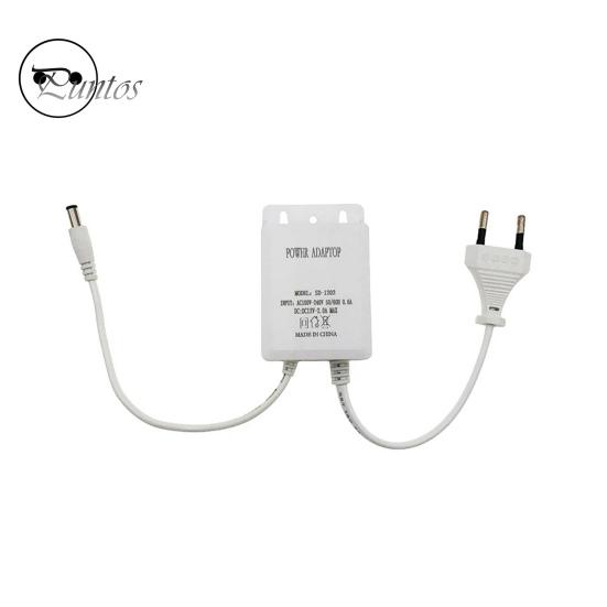 Водонепроницаемый адаптер питания 12В 2А для камер видеонаблюдения с вилкой EU/US