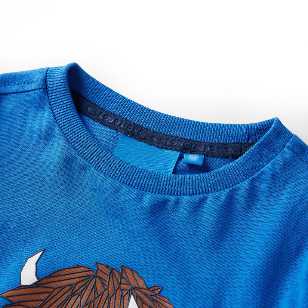 Kids Long Sleeve T Shirt Cobalt Blue 116