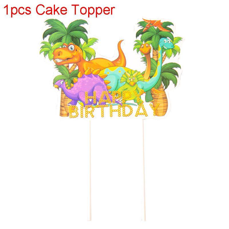 Dinosaur Theme Volcano Birthday Party Supplies Favor Kids Tableware Decoration