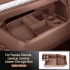 Для Toyota Sienna Силиконовый Органайзер для Хранения в Центральную Консоль Под Нижний Слой Модификация Специальные Автомобильные Аксессуары для Интерьера