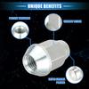 UXCELL Wheel Lug Nuts for Buick Encore 2013-2021 for Isuzu Ascemder 2003-2008 for Chevrolet Trax 2013-2022 Car Lugnuts 5pcs