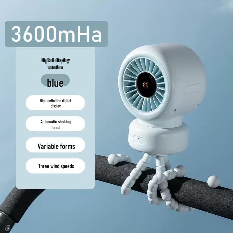 Octopus USB Portable Stroller & Desktop Fan