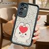 Чехол для телефона: 2D плотный защитный чехол для Samsung Galaxy A34 A35 M05 M06 S20 S22 S21 FE Plus 5G, Сердце, закрывающее рот, Подарок на Рождество и Хэллоуин