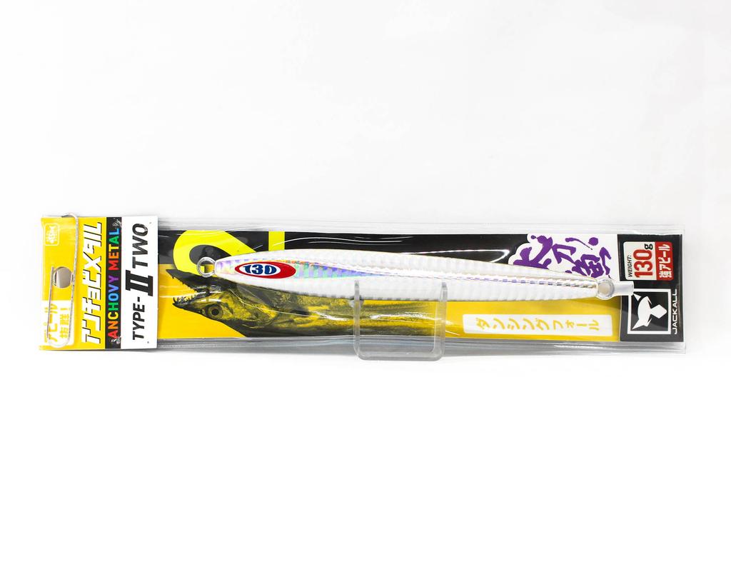 Jackall Metal Jig Anchovy Type 2 Slow Slide 130 grams Silver (0356)