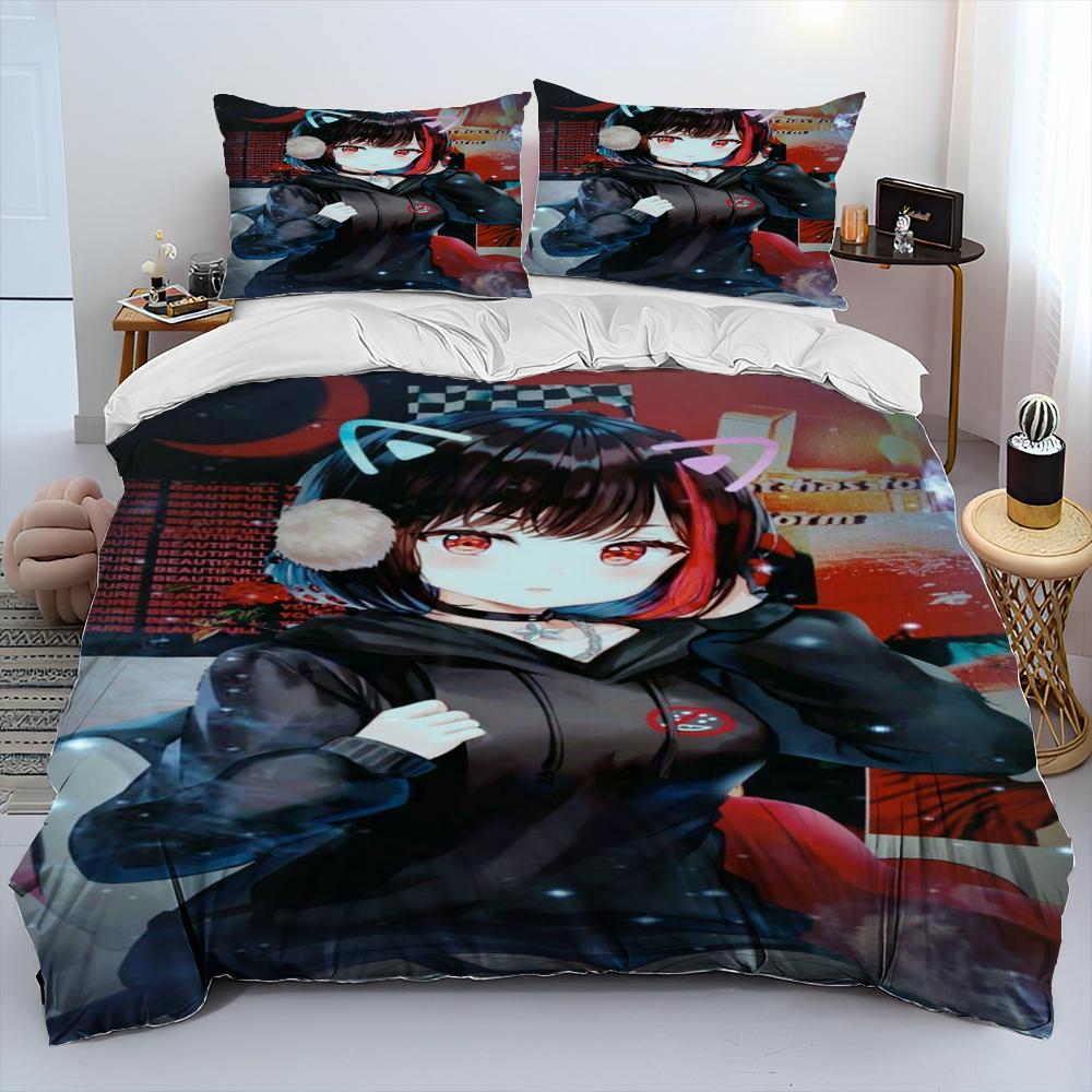 Zero Two DARLING In The FRANXX Аниме Одеяло Постельное белье, Пододеяльник Постельное белье Одеяло Наволочка, Постельное белье размера Queen Size Детский