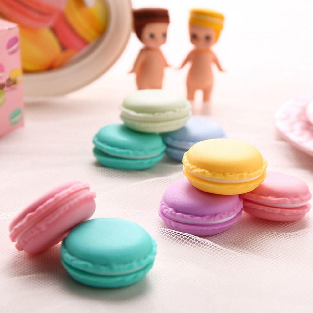 Round Macaron Jewelry Box Candy Color Medicine Box Fashion Mini Storage Box  Jewelry