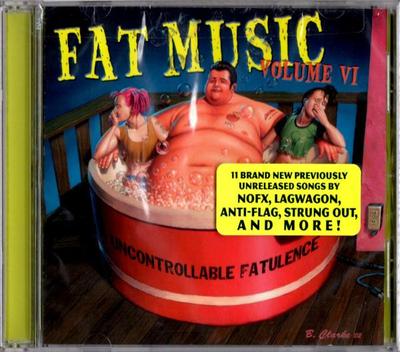 CD РАЗНЫЕ ИСПОЛНИТЕЛИ - Fat Music 6: Неуправляемый Fatulen FAT6462 Fat Wreck Chord 2002 US Рок Б/У