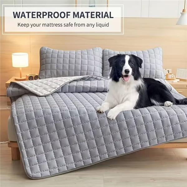 Waterproof Mattress Pad Anti-mite Non-Slip Bedspread Fold Tatami Bedroom Hotel Sleeping Mattress Cotton Bedspread Bedding Mat (No Pillowcase)