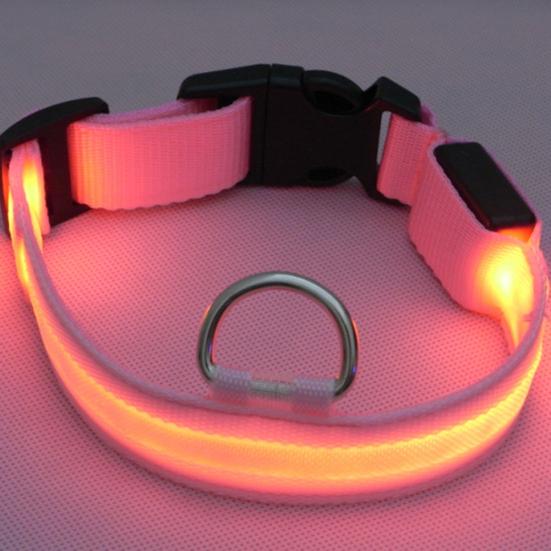 Ошейник-светящийся кулон для щенка, питомца, собаки, с мигающим светодиодом, USB-перезаряжаемый, против потери