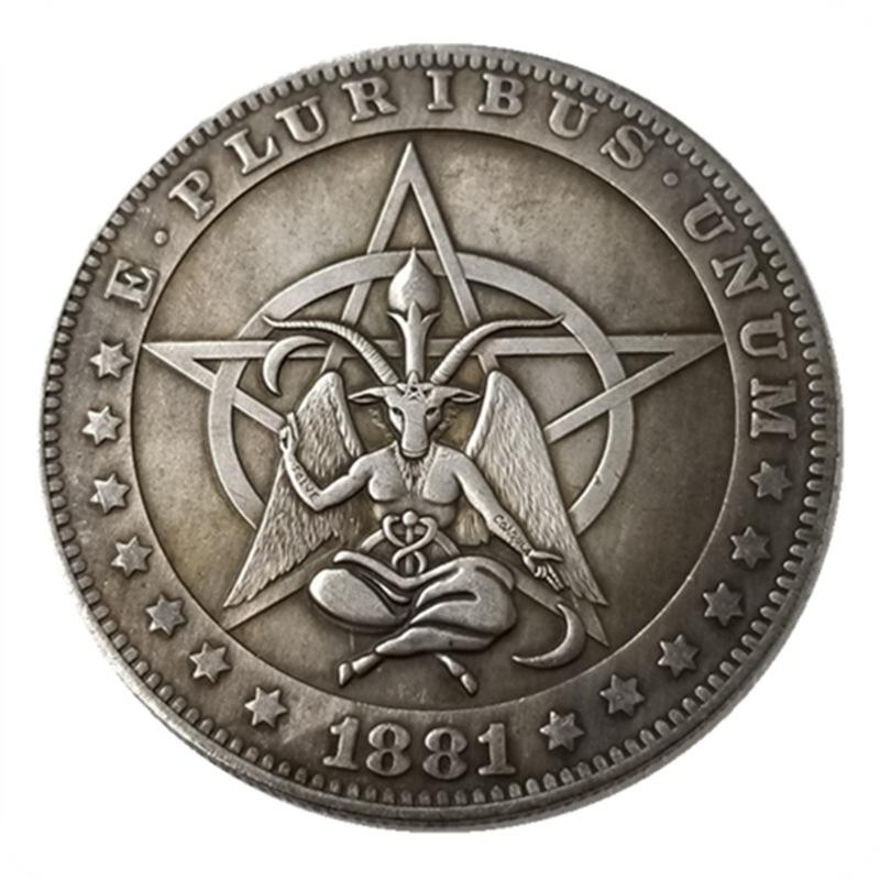 1881 HOBO США Соединенные Штаты Америки Памятные коллекционные сувениры Серебряные монеты