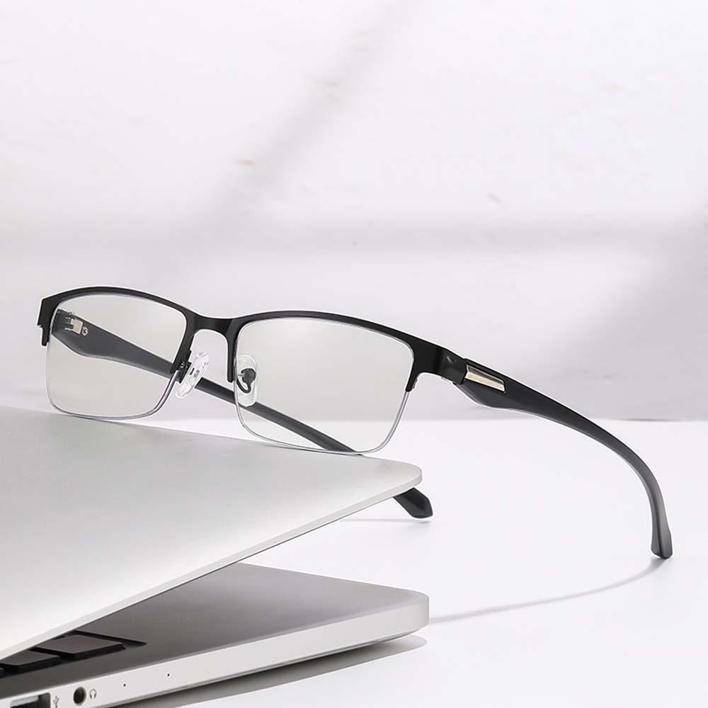 Transparent Anti Blu-ray Glasses Zinc Zinc Alloy Men Zinc Zinc Alloy Sunnies Photochromic Sunglasses Father's Day