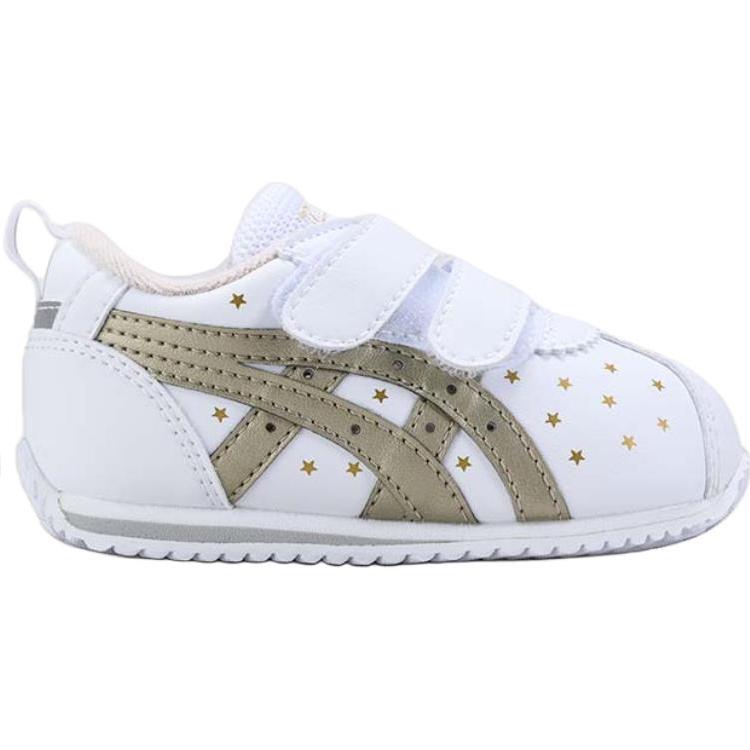 Asics Suku Best Mother Award Series Lightweight Comfortable Growth Protection Shoes Baby Sneakers White Platinum 1144A261-100