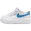 Nike Air Force 1 Нескользящая амортизация Низкие кроссовки для малышей Белые для младенцев и малышей FN0236-115