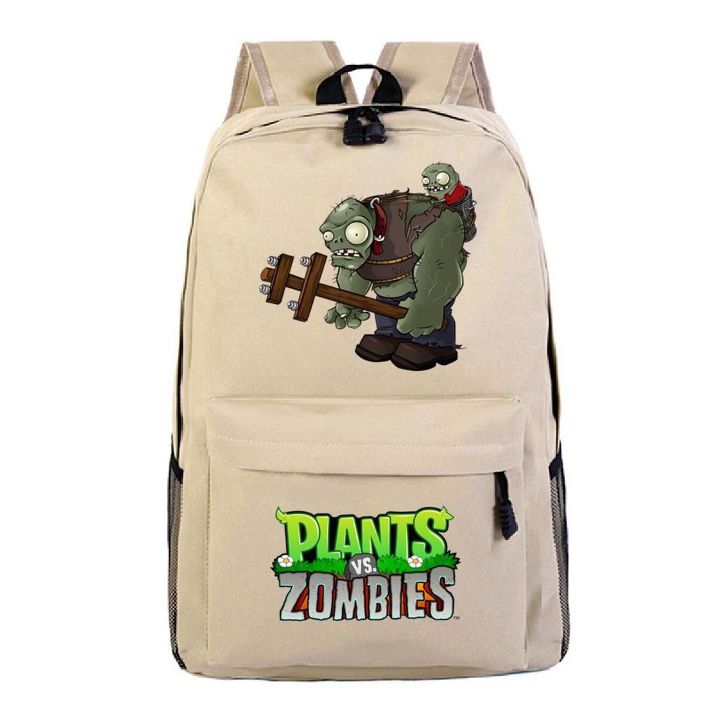 Game Merchandise Plants Vs. Zombies School Bag Casual Simple Backpack
