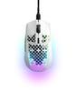 SteelSeries Gaming Mouse Wired Aerox 3 Snow Ultra Light IP54 Standard Waterproof Dustproof TrueMove Core Sensor Includes Super Mesh Cable USB-C
