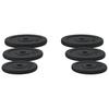 Dumbbell Plates Set 6 pcs 30 kg Cast Iron