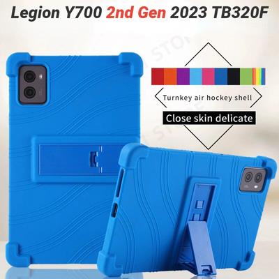Утолщенный силиконовый чехол с 4 уголками и подставкой для Lenovo Legion Y700 2-го поколения 2023, чехол TB320F 8,8 дюйма, противоударный чехол для планшета, детский чехол