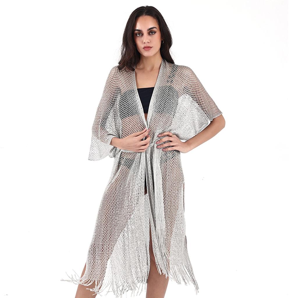 Женское модное пляжное однотонное свободное пляжное платье в стиле пэчворк с открытой спиной