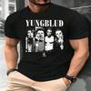 Винтажная хлопковая футболка с принтом Yungblud, оверсайз, с графикой, короткий рукав, унисекс, мужская, женская, летняя, хип-хоп, стритвир
