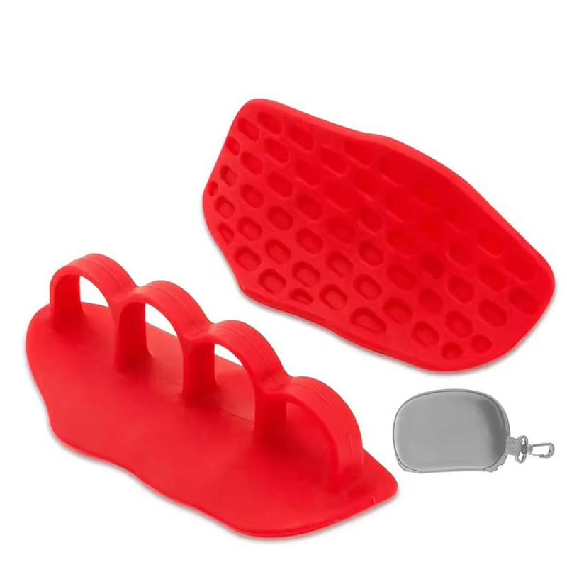 2 шт. нескользящие тренировочные ручки для мужчин и женщин, становая тяга, тяжелая атлетика, съемные ручки, расширитель пальцев, усилитель хвата