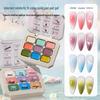 2025 New High Saturation Gel Nail Polish: Solid Color, Gradient Blush, Blooming Style for Nail Art