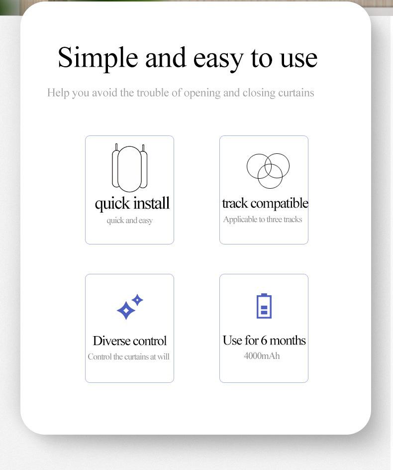 Умный WiFi-мотор для штор: Электрический компаньон для штор с голосовым управлением