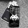 Game Space Invaders Phone Case For Samsung S26 Ultra S25 Edge Ultra S23 S22 S21 S20 Ultra Plus S24 Fe A25 Glass Cover
