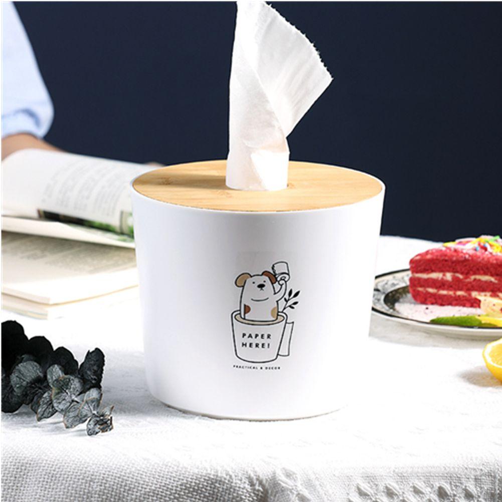 Коробка для хранения, круглая коробка для рулонов бумаги, бамбуковый чехол, коробка для салфеток, чехол для хранения, коробка для рулонов бумажных салфеток