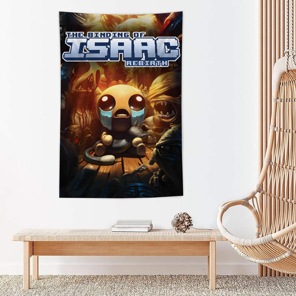 Game The BBinding Of Isaac Tapestry For Bedroom Living Room Outdoor Wall Decor Simple Stylish Art Piece Vertical Design