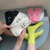 New Tide Brand Behind Crying Face A B Socks Creative Funny Sports Pure Color Couples Socks Tide Cotton Socks Men Women