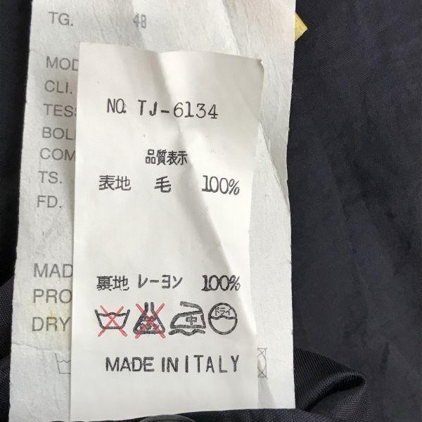 TORNADO MART Сделано в Италии MODESPRIT Приталенный пиджак Черный Размер L Мужской Полная подкладка(ИСПОЛЬЗОВАЛ)