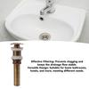 Quick Drainage Sink Drain Brass Material Sink Drain Stopper Vintage Drain Stopper  Bathroom