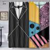 Halloween Shower Curtain, Halloween Curta for Bathroom, Holiday Decor Bath Curtain Waterproof Washable Fabric Set with 12 Hooks 72x72in YLYHTE170