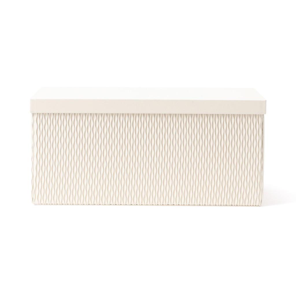 Francfranc [Online Shop Exclusive] Wave Large Box, Ivory, Storage Box, New Life, Moving
